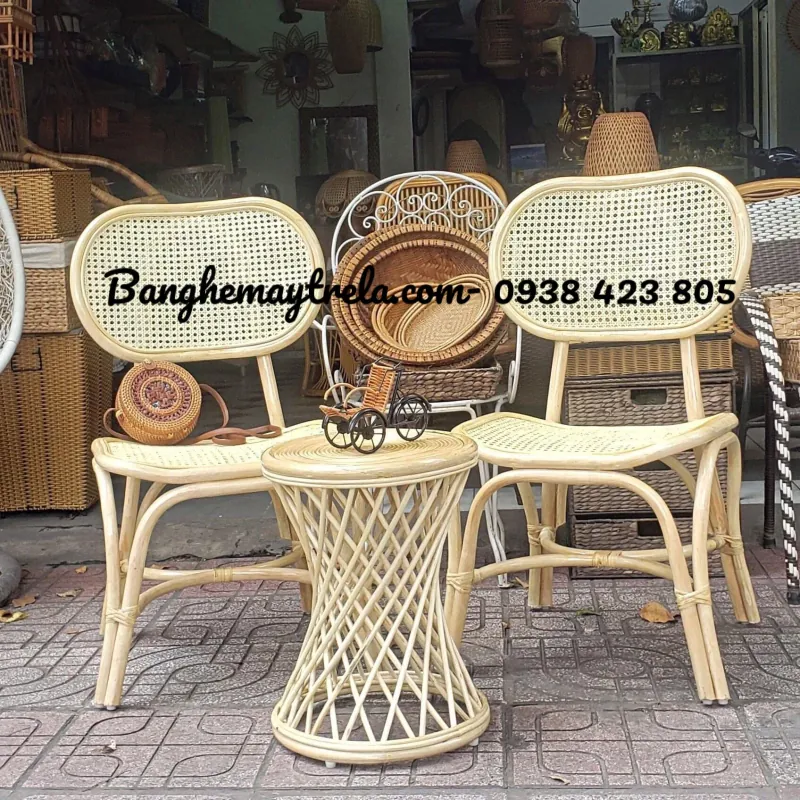 Ghế đơn mây lưới mắt cáo 577622