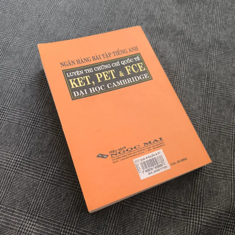Luyện thi chứng chỉ quốc tế KET, PET & FCE - Đại học Cambridge  564748