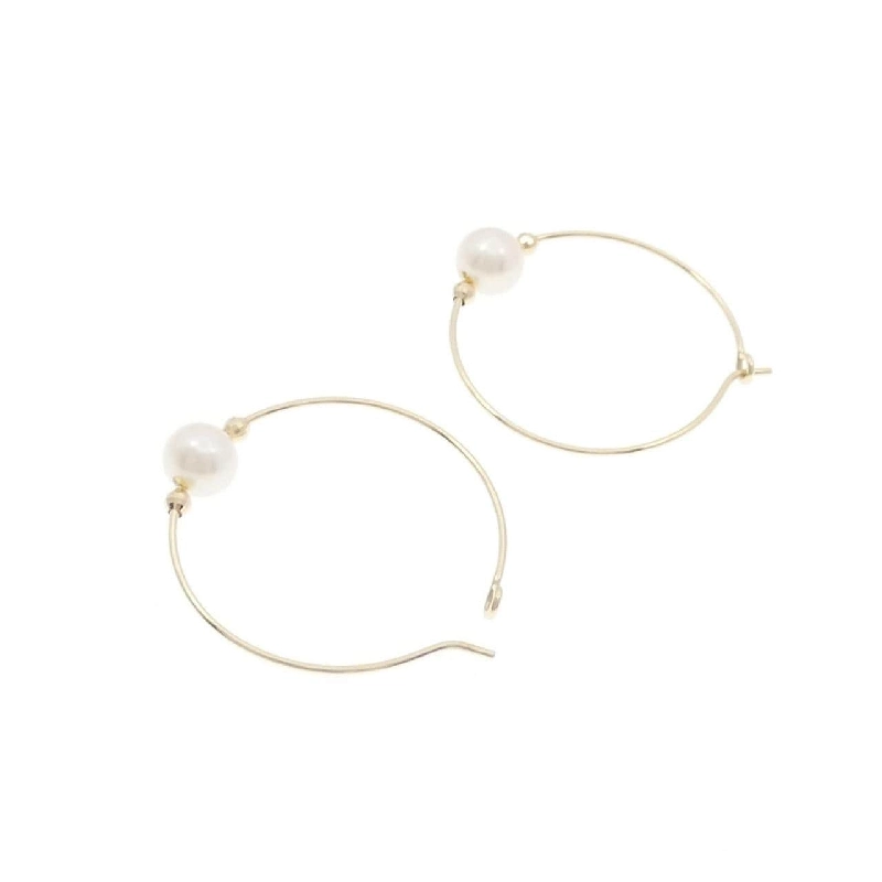 K10YG Bông tai ngọc trai Akoya 6.7mm - Hàng hiệu Chính hãng 870826