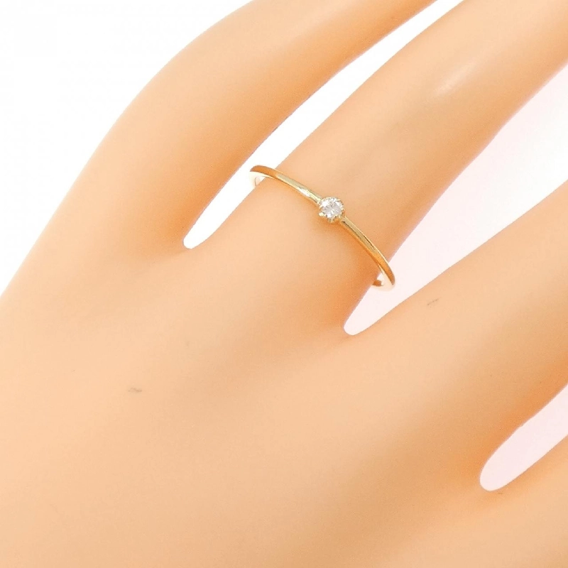 Nhẫn kim cương K18YG 0.03CT - Hàng hiệu Authentic 853450