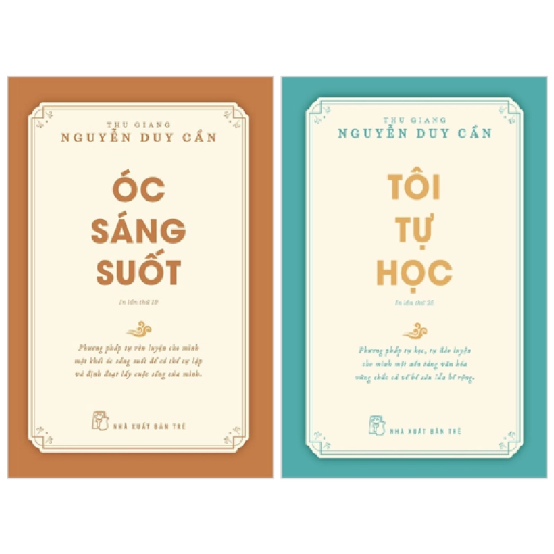 Combo Sách Óc Sáng Suốt + Tôi Tự Học (Bộ 2 Cuốn) - Thu Giang, Nguyễn Duy Cần 744525