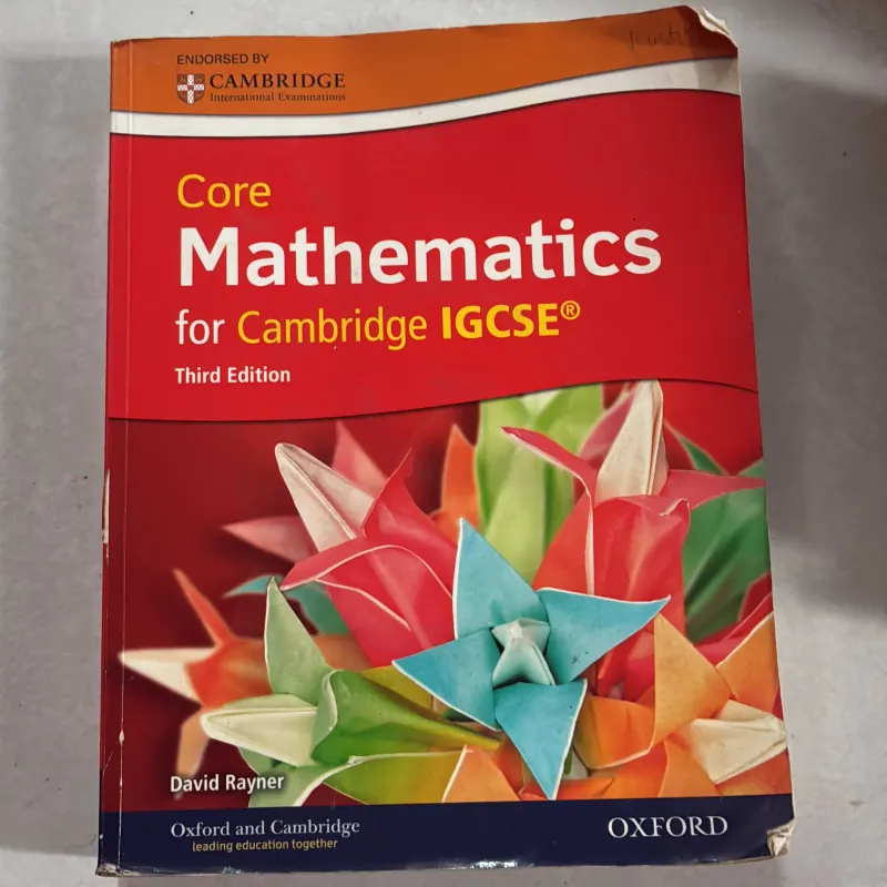 Core Mathematics for Cambridge IGCSE 3rd 801000
