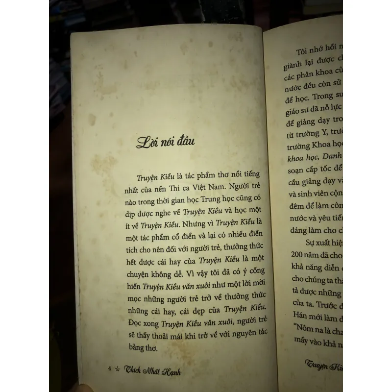 Truyện Kiều văn xuôi dành cho người trẻ - Thích Nhất Hạnh 1029651