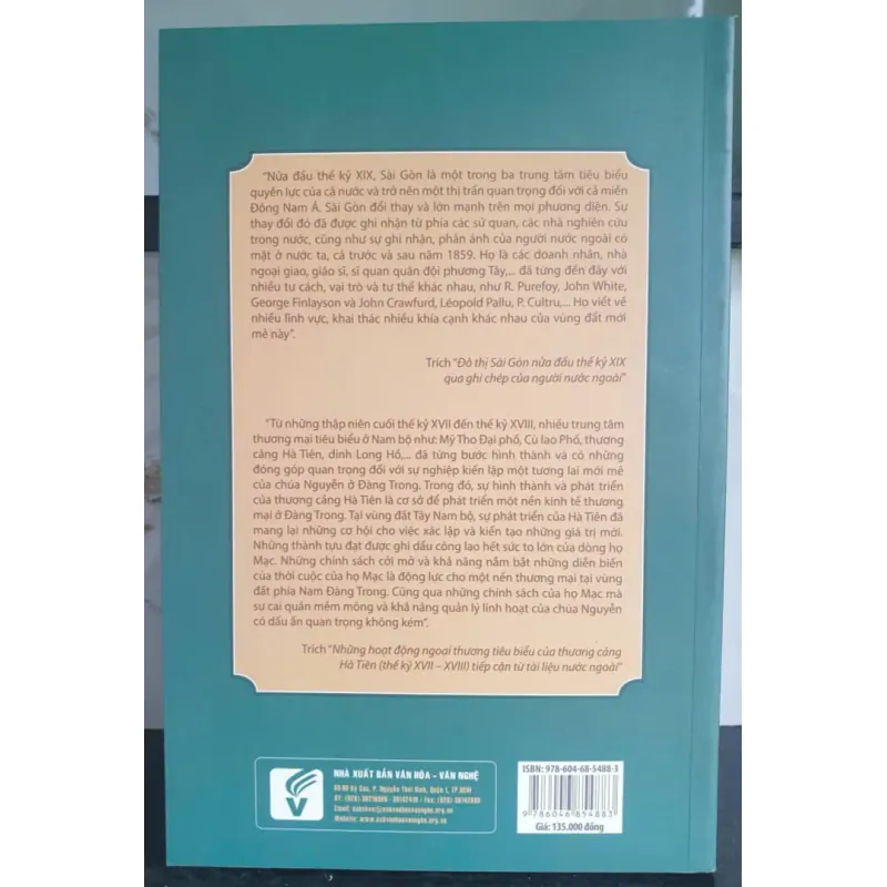 Nam Bộ Từ Năm 1968 Đến Cuối Thế Kỷ XIX Qua Nghiên Cứu Của Người Nước Ngoài 723341