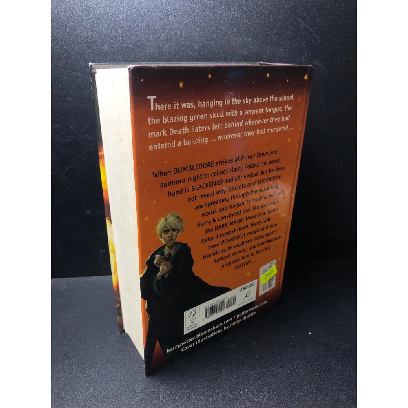 Harry Potter and the half - blood prince J.K.Rowling mới 80% bìa cứng bẩn nhẹ HCM1611 Oreka-Blogmeo 30647