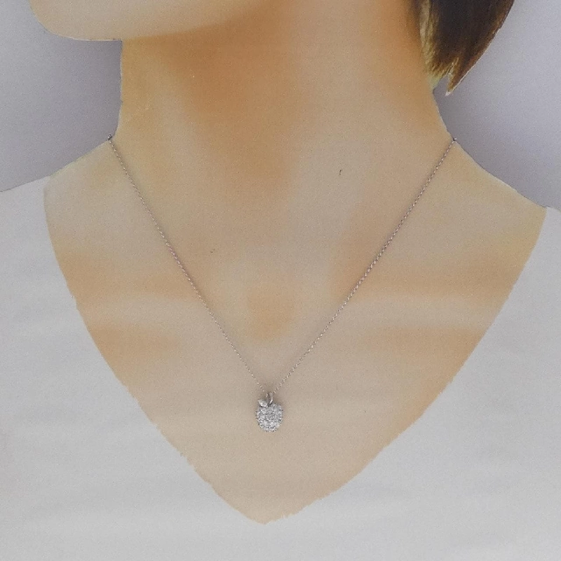 Dây chuyền kim cương PT900/PT850 hình táo 0.52CT - Hàng hiệu Chính hãng 856021