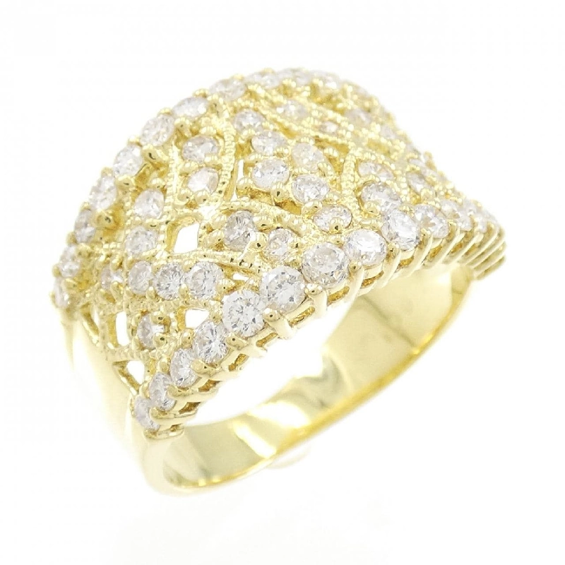 Nhẫn kim cương K18YG 1.00CT 672645