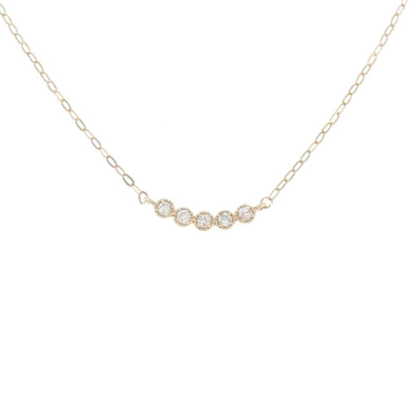 K10YG Dây chuyền kim cương 0.07CT - Hàng hiệu Authentic 861156