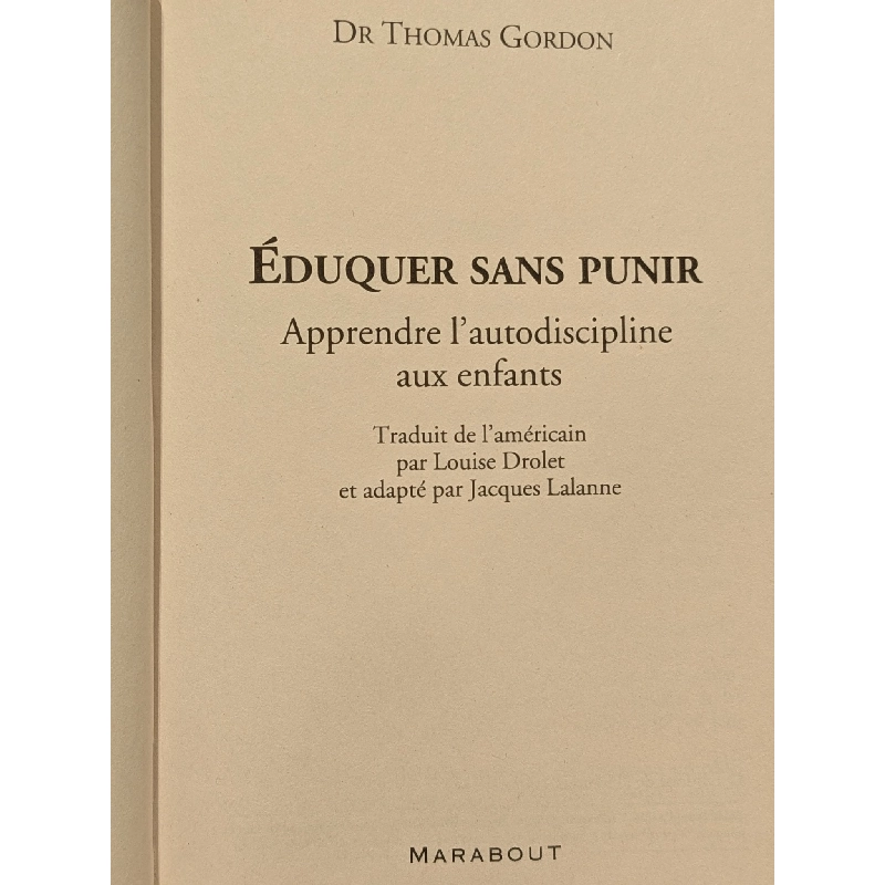 Éduquer sans punir - Thomas Gordon 746397