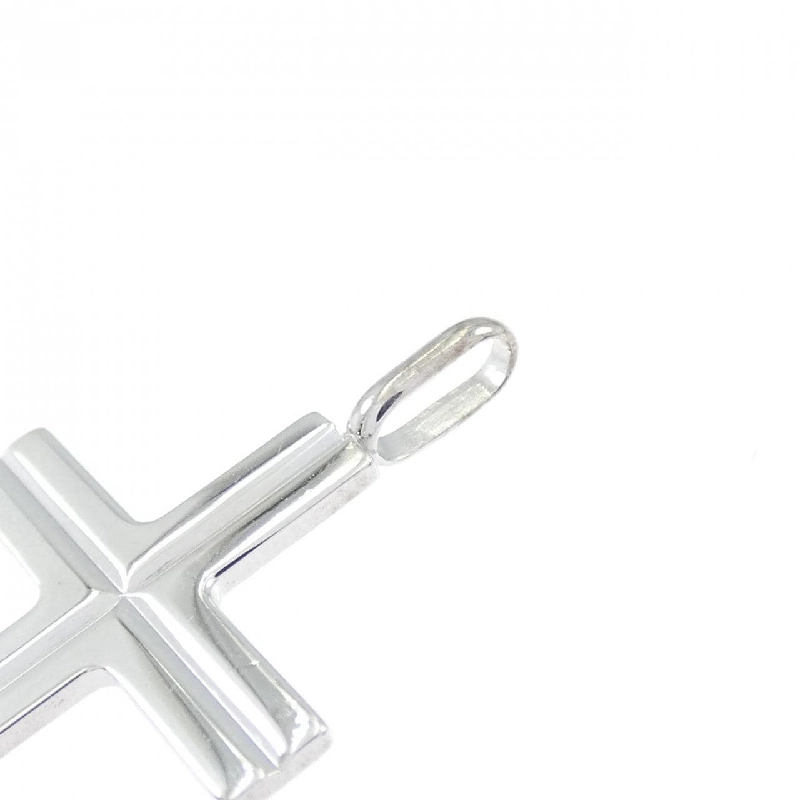 K18WG Mặt dây chuyền hình chữ thập - Hàng hiệu Chính hãng 866004