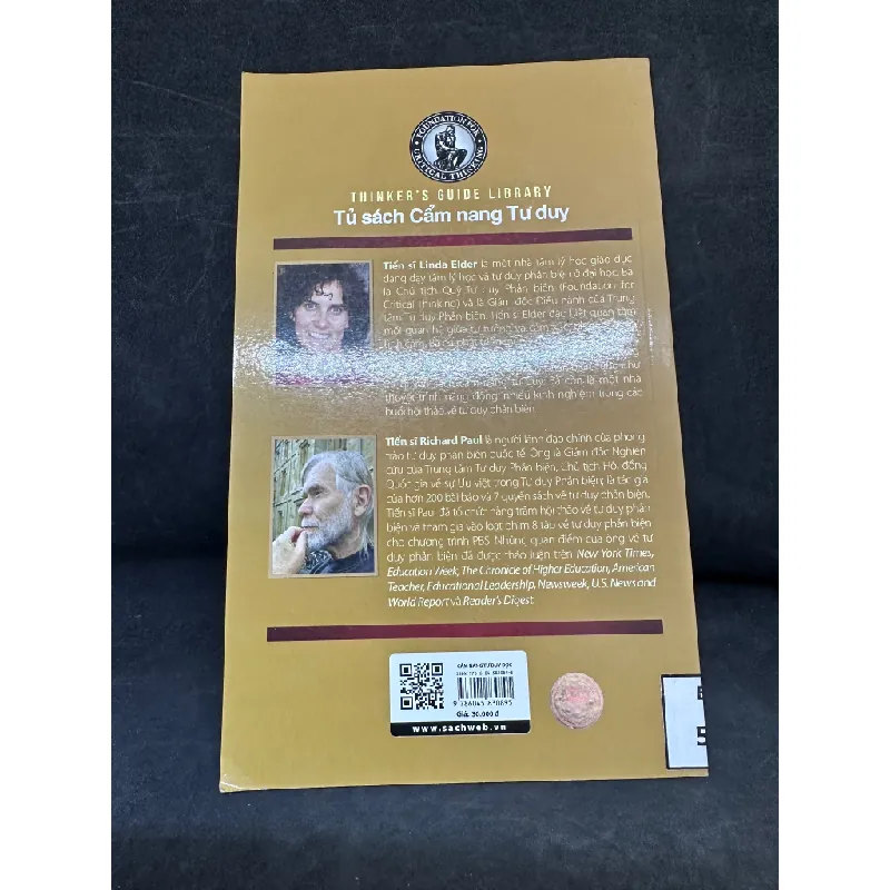 [Phiên Chợ Sách Cũ] Cẩm Nang Tư Duy Đọc - Richard Paul & Linda Elder 1304, 2015 432265