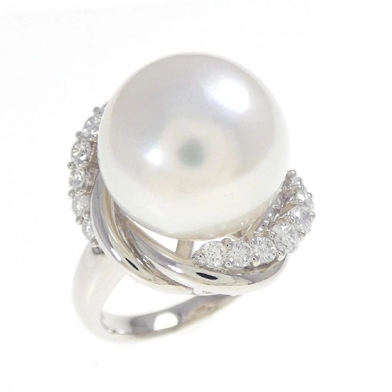 Nhẫn ngọc trai trắng PT900 14.0mm - Hàng hiệu Authentic 850604