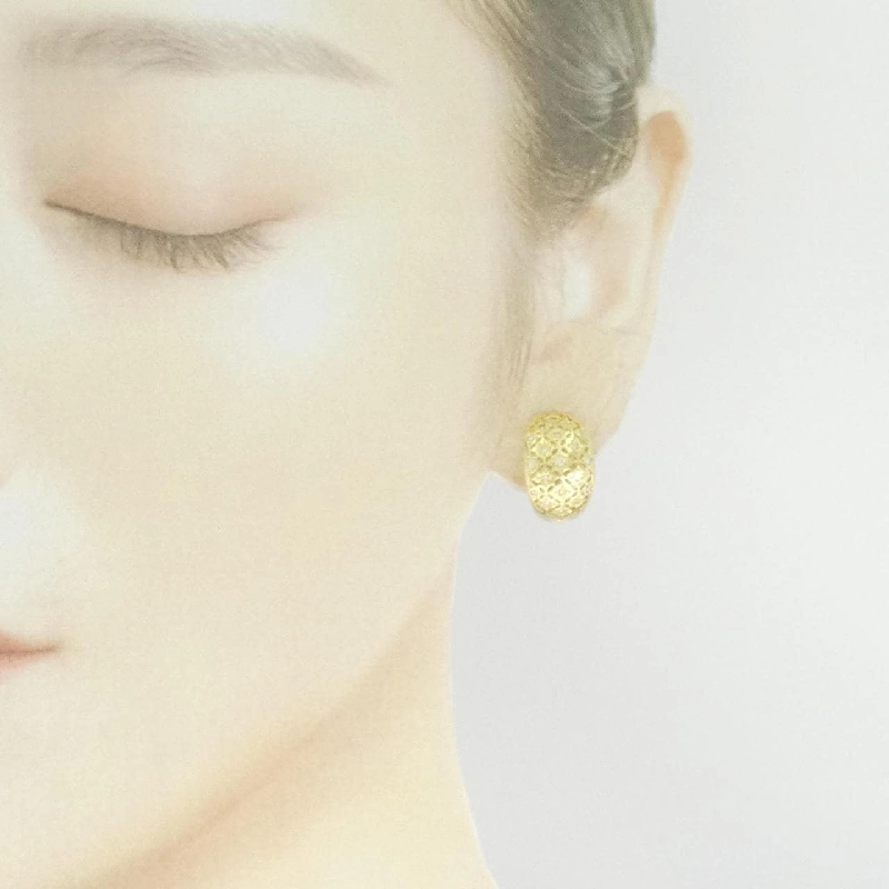 K18YG Bông tai/Khuyên tai Kim cương 0.26CT - Hàng hiệu Chính hãng 870313