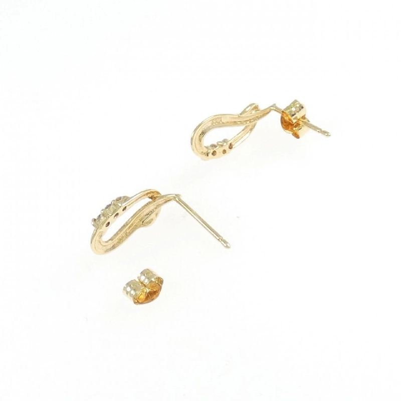 K18YG Bông tai kim cương 0.06CT - Hàng hiệu Chính hãng 875077