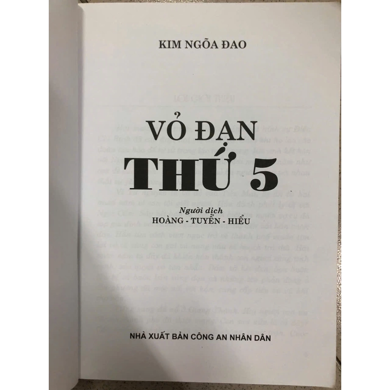 VỎ ĐẠN THỨ 5 - Kim Ngõa Đao 455766