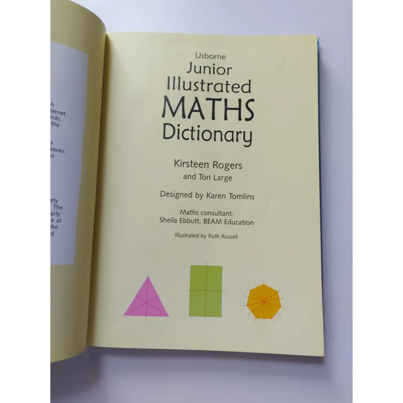 Từ điển Toán học minh họa - USBORNE JUNIOR ILLUSTRATED MATHS DICTIONARY 712409