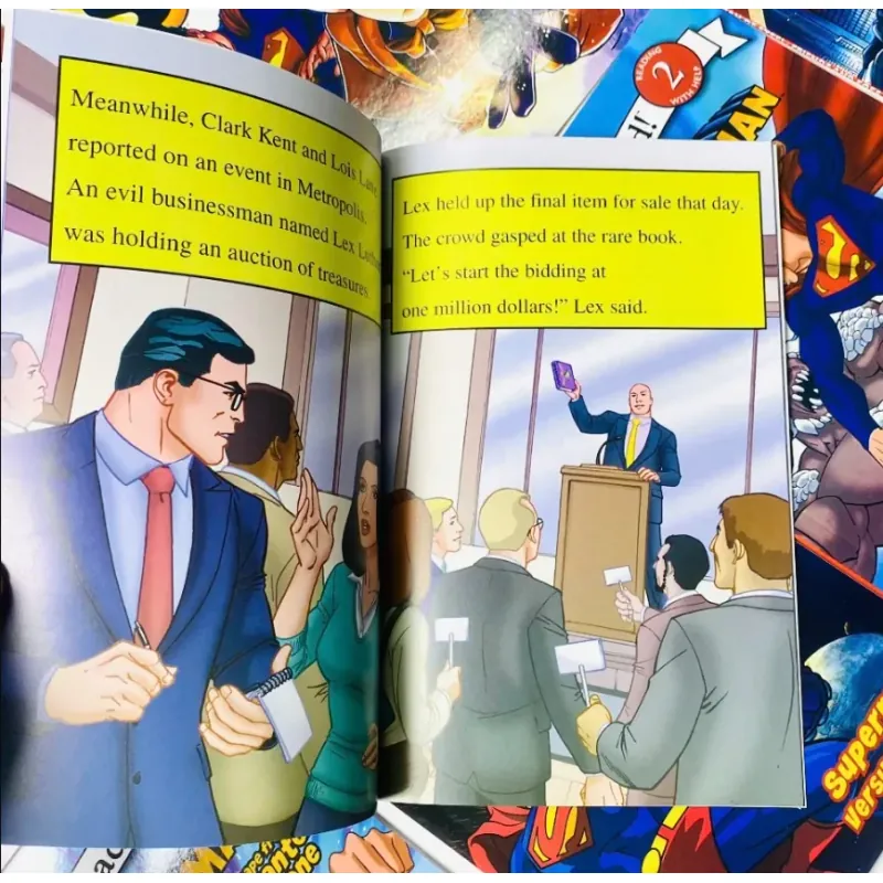 SÁCH - I CAN READ SUPERMAN LEVEL 2 Trọn bộ 10 cuốn Kèm Audio 956933