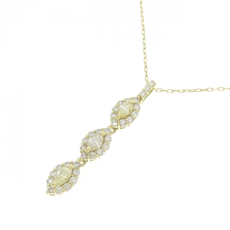 K18YG Dây chuyền kim cương 0.50CT - Hàng hiệu Chính hãng 864302