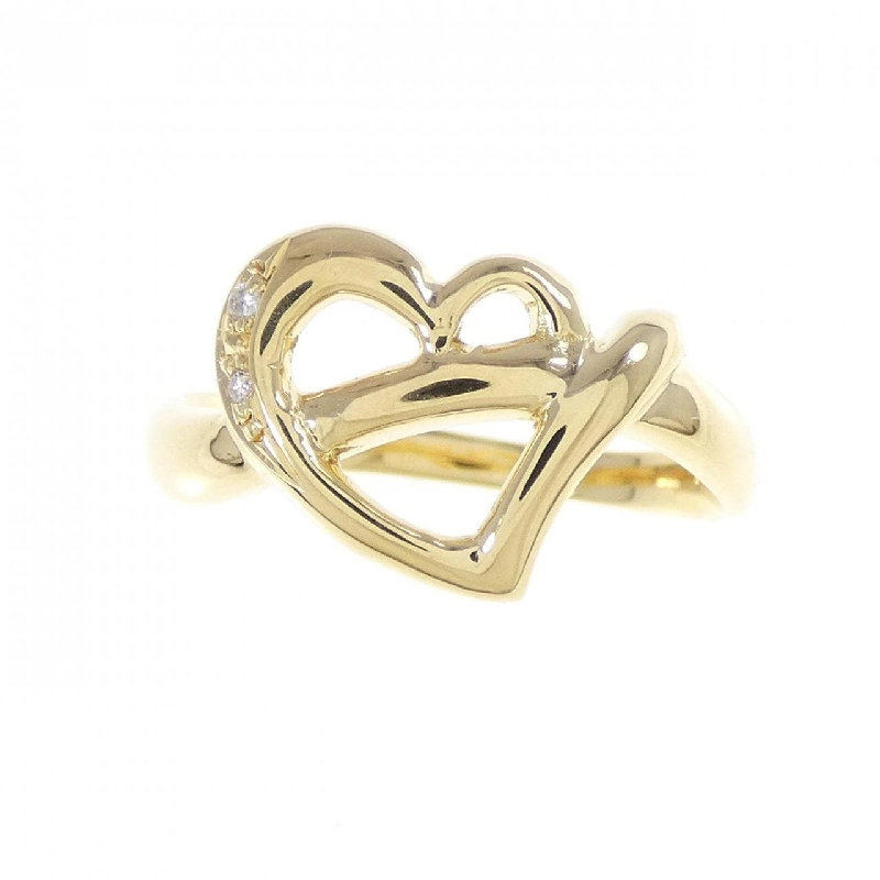 Nhẫn kim cương hình trái tim K18YG 669331