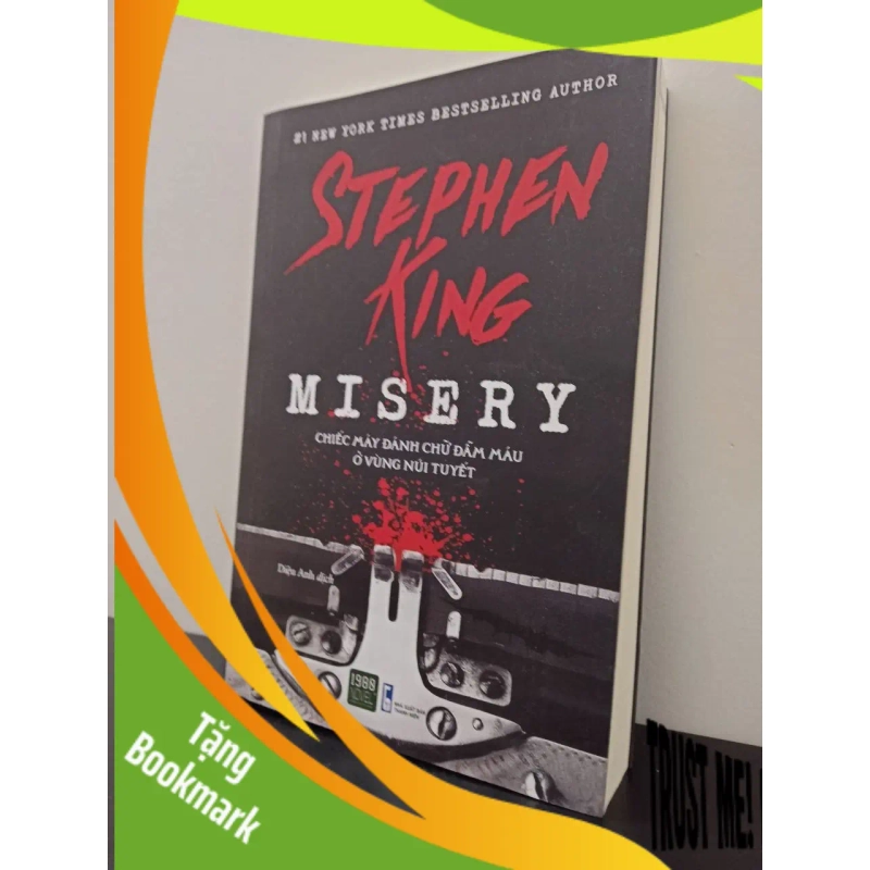 (TẶNG BOOKMARK) Misery - Chiếc Máy Đánh Chữ Đẫm Máu Ở Vùng Núi Tuyết - Stephen King New 100% RBK.ASB0703 947898