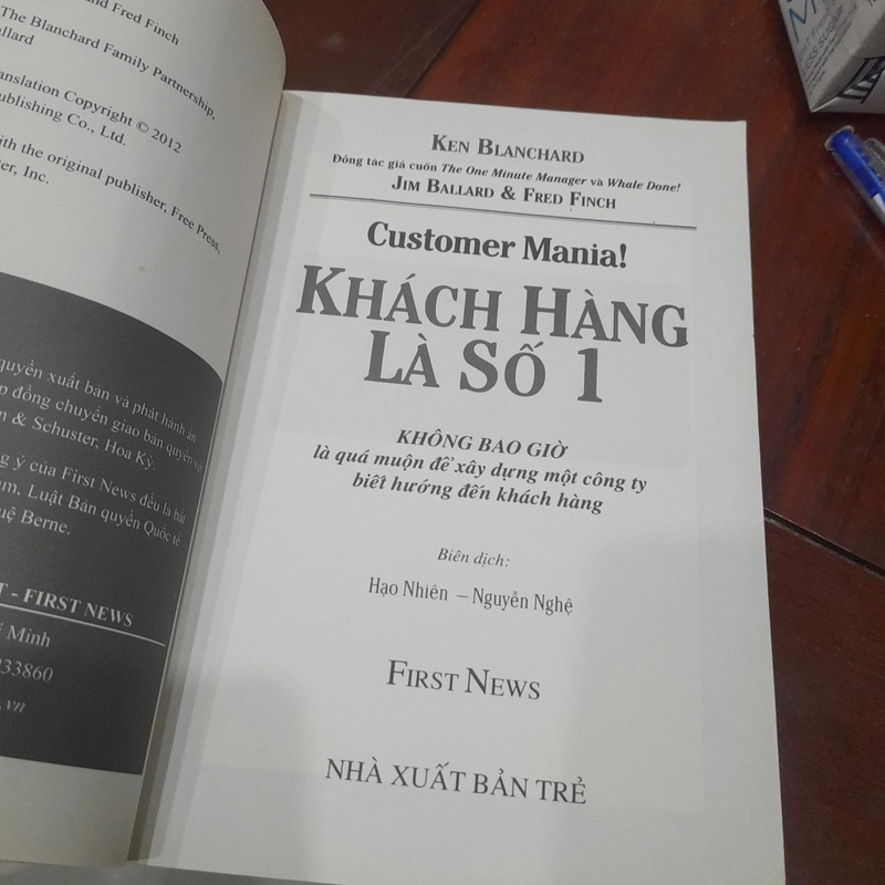 Ken Blanchard, Jim Ballard & Fred Finch - Khách hàng là SỐ 1 360912