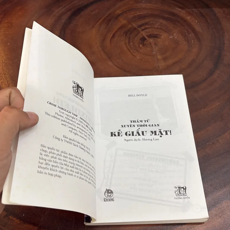 II Trinh Thám: Thám Tử Xuyên Thời Gian, Kẻ Giấu Mặt (Quyển 1) - BILL DOYLE - 2008 999259