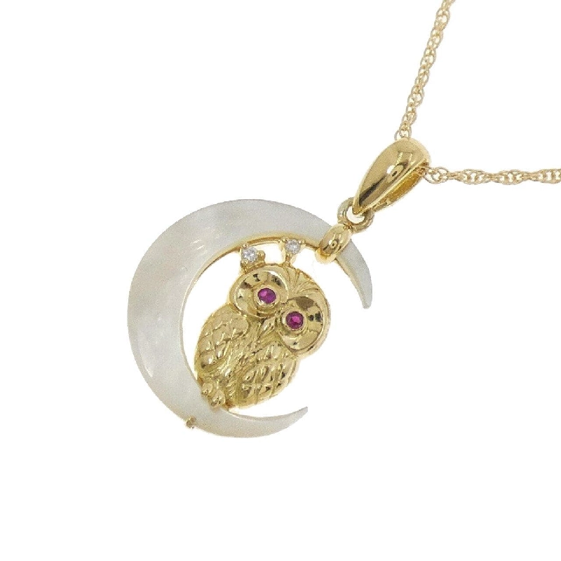 K18YG Mặt trăng × Cú Mẹ Ngọc trai - Hàng hiệu Chính hãng 846768