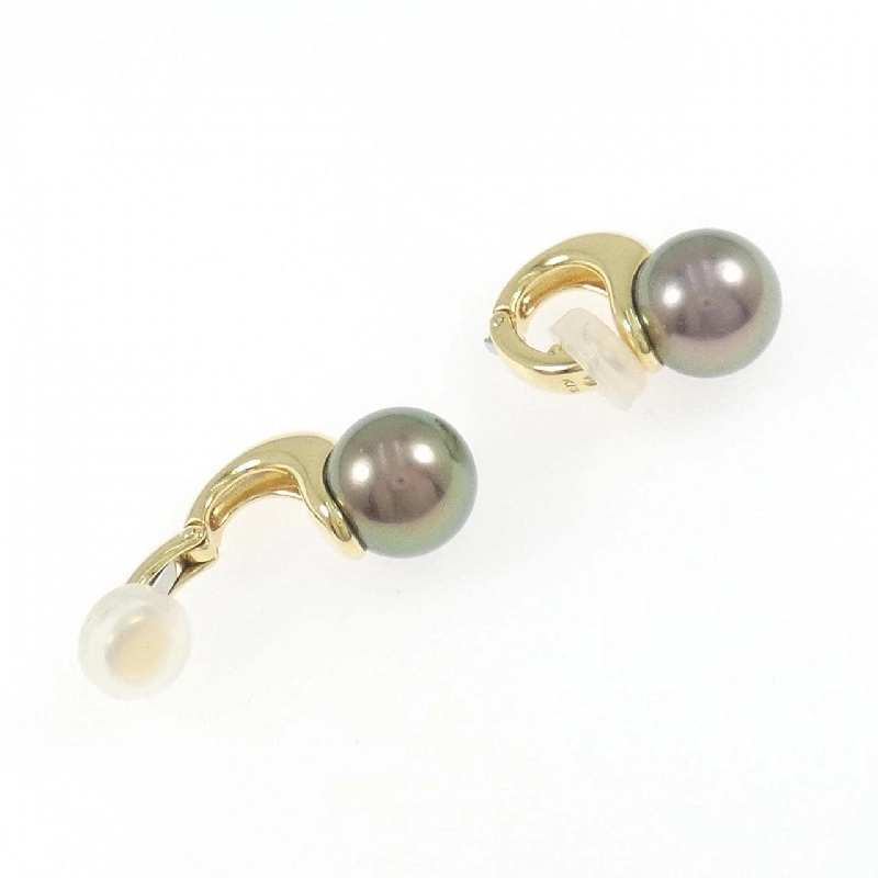 Tasaki Bông tai ngọc trai đen 9.8mm - Hàng hiệu Authentic 844968