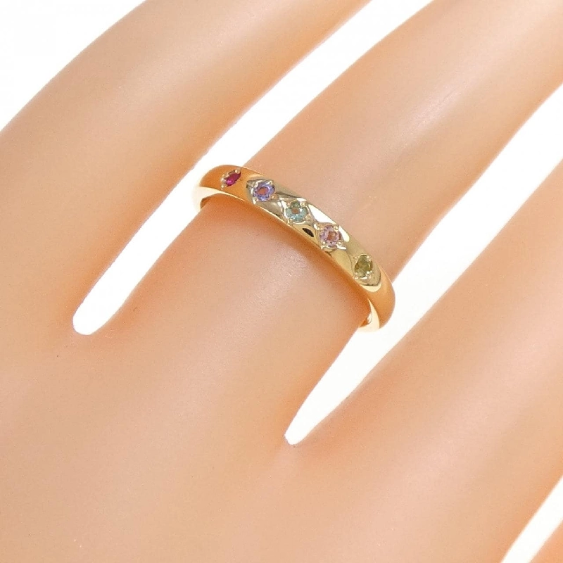 Nhẫn đá màu K18YG 670774