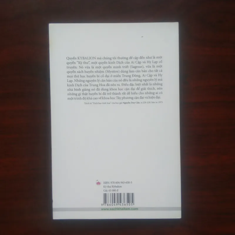 [Sách Triết Học Tôn Giáo] Kỳ Thư Kybalion (Three Initiates) 925460