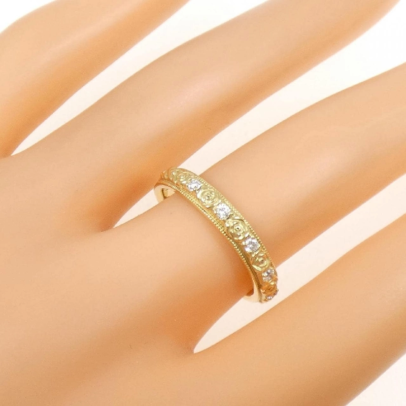 Nhẫn kim cương K18YG hồng 0.12CT - Hàng hiệu Authentic 848747