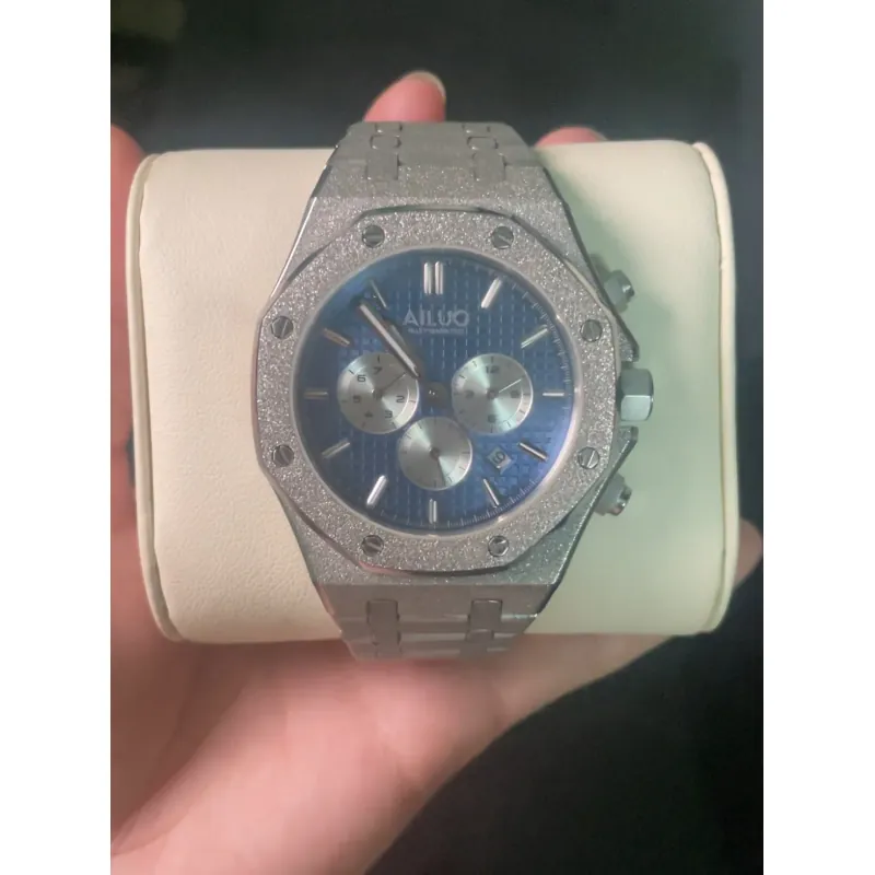 Đồng hồ cơ AILUO màu bạc 989669