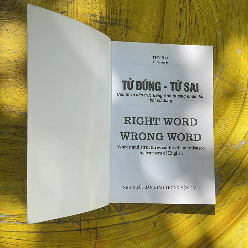TỪ ĐÚNG - TỪ SAI - THY HẢI BIÊN SOẠN- RIGHT- WRONG  736838