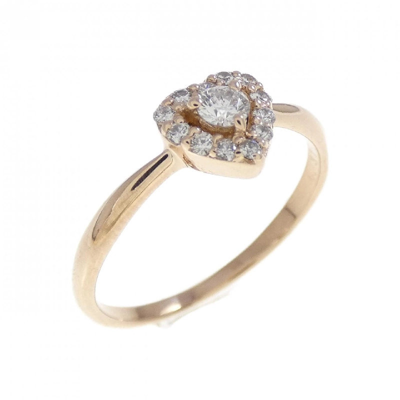 Nhẫn kim cương hình trái tim K18PG 0.131CT - Hàng hiệu Chính hãng 851833