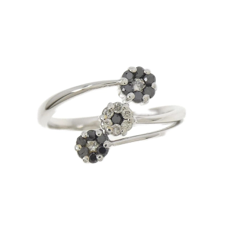 Nhẫn kim cương hoa K18WG 0.16CT - Hàng hiệu Authentic 851784