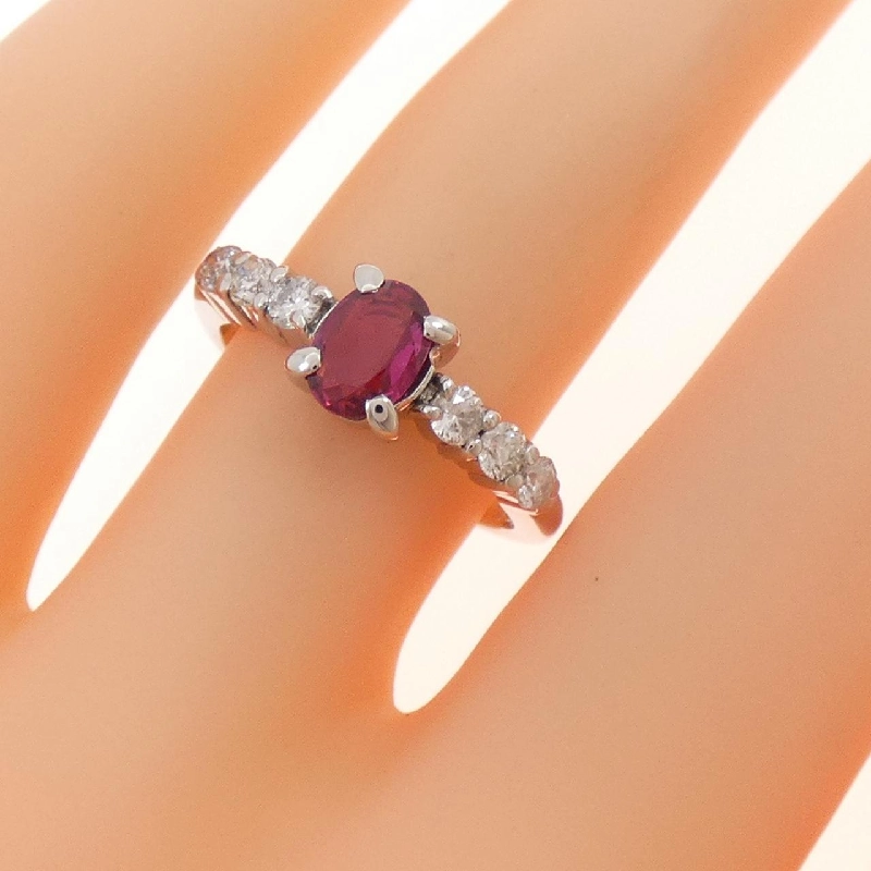 Nhẫn Ruby PT900 0.58CT - Hàng hiệu Chính hãng 853858