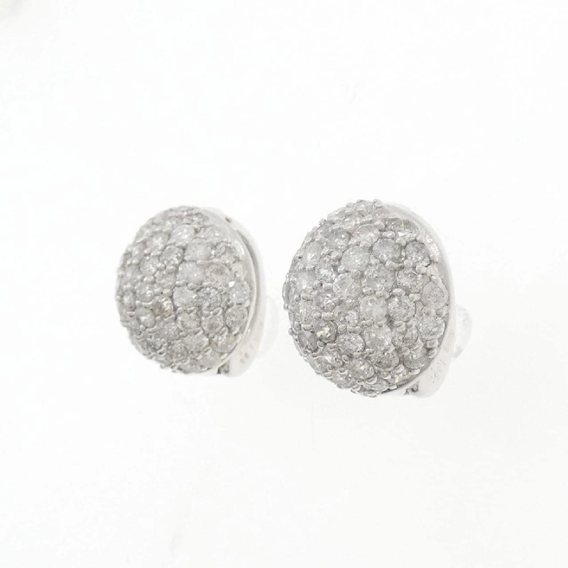 K18WG Bông tai kim cương Pavé 2.12CT - Hàng hiệu Chính hãng 878126