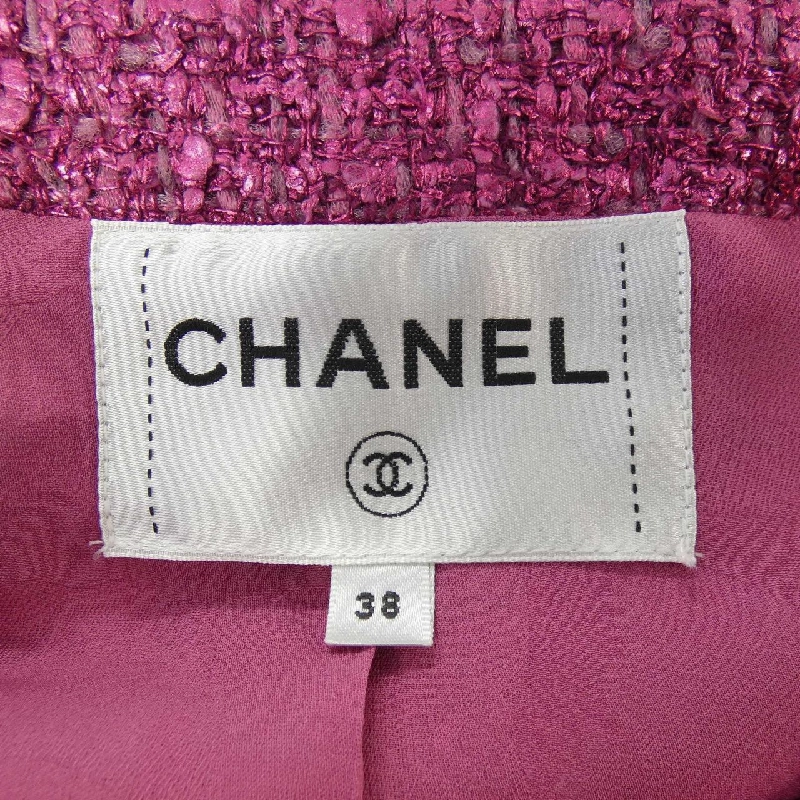 Jacket không cổ CHANEL P74768V66364 631748