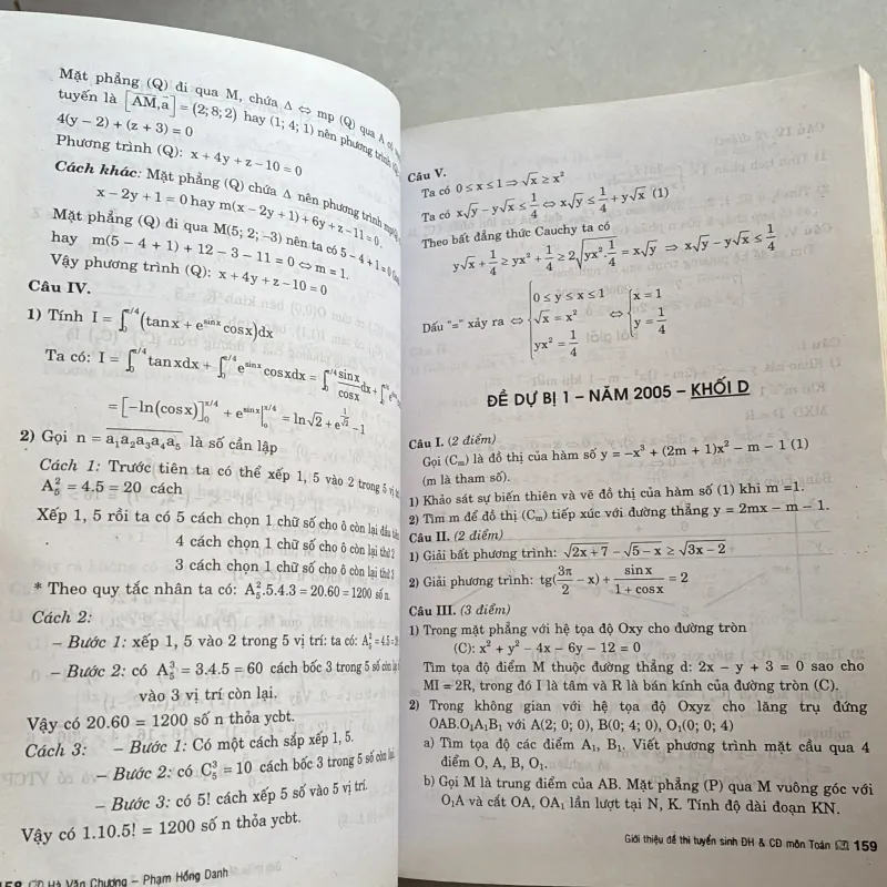 Giới thiệu đề thi tuyển sinh đại học và cao đẳng môn toán - Hà Văn Chương 779009