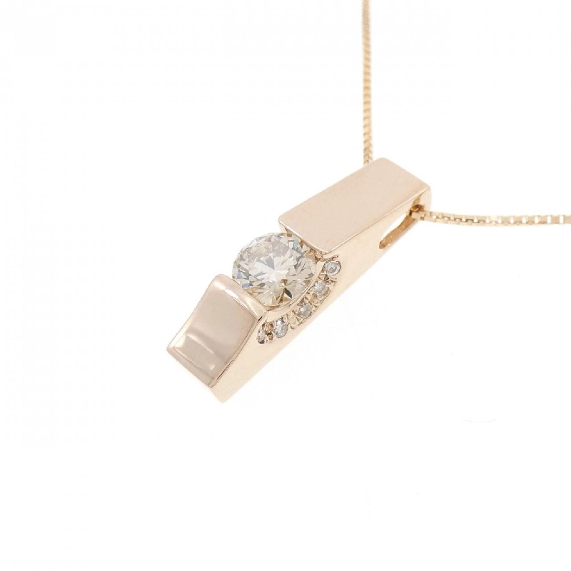 K18PG Dây chuyền kim cương 0.52CT - Hàng hiệu Chính hãng 859832