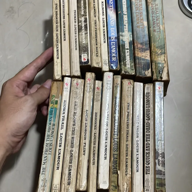 Lô 21 quyển sách của Louis L’amour 1009633