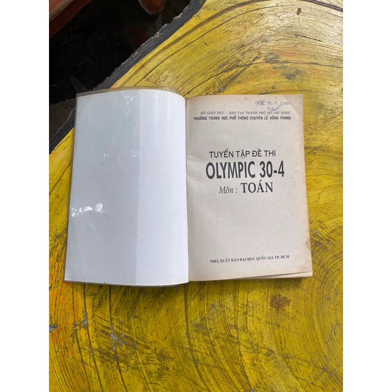 TUYỂN TẬP ĐỀ THI OLYMPIC 30/4 MÔN TOÁN LẦN THỨ VI 541947