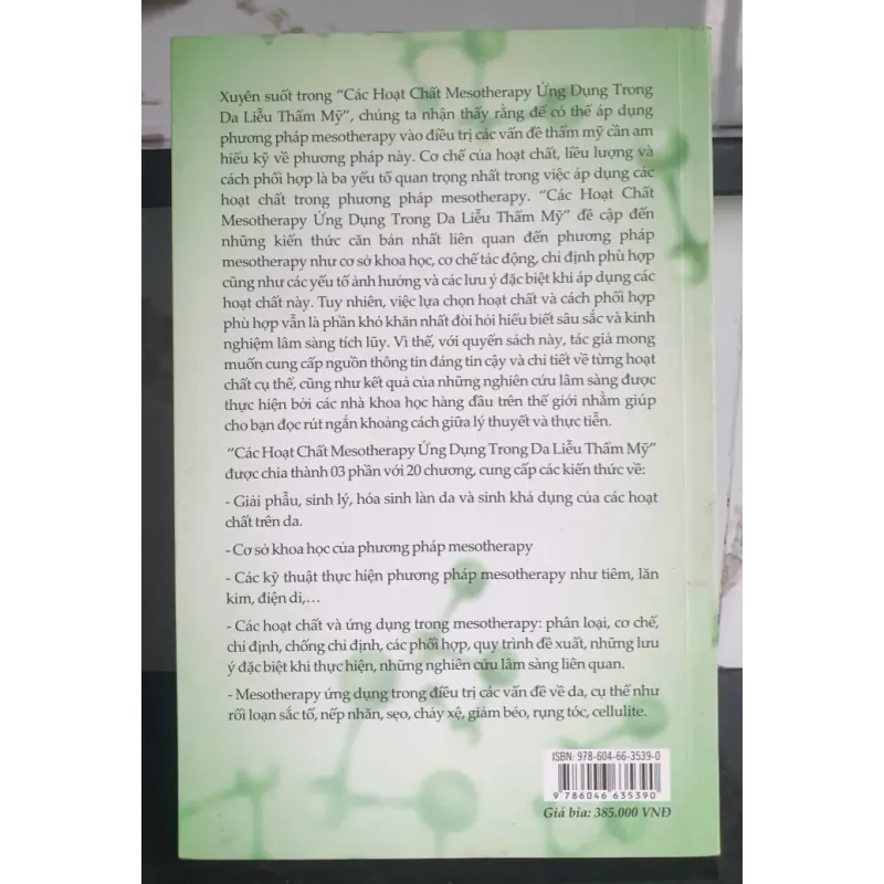 Các Hoạt Chất Mesotherapy Ứng Dụng Trong Da Liễu Thẩm Mỹ - Dược Sĩ Tiến 695622
