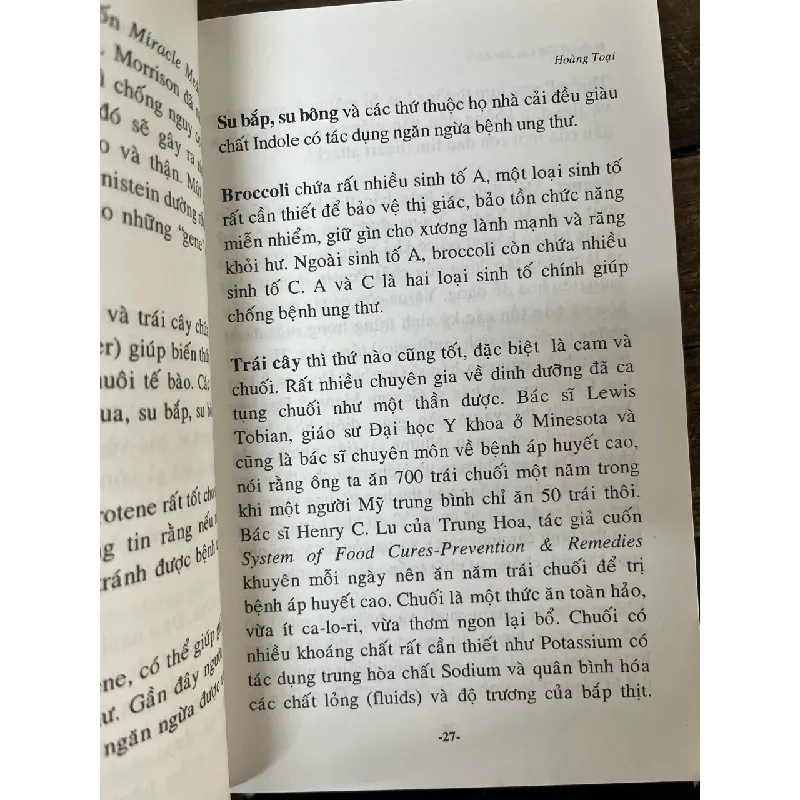Bí quyết giữ gìn sức khỏe, phương pháp dinh dưỡng thiên nhiên - Hoàng Toại 693125