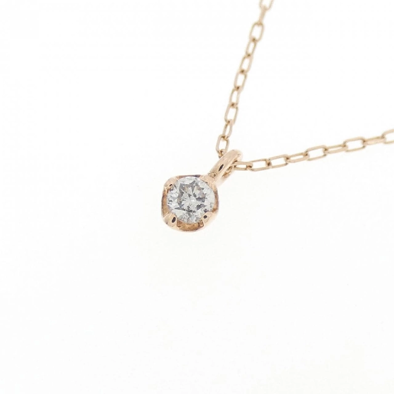 K10PG Solitaire Dây chuyền kim cương 0.03CT - Hàng hiệu Chính hãng 859831