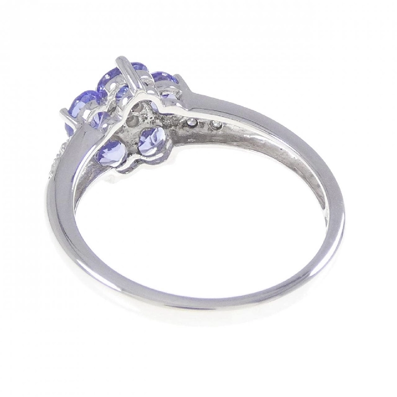 Nhẫn Tanzanite K14WG Hoa - Hàng hiệu Chính hãng 854717
