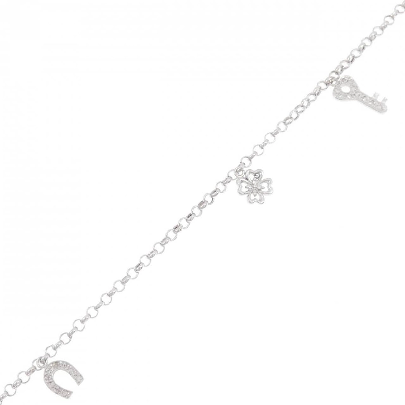 K18WG Vòng tay kim cương 0.23CT - Hàng hiệu Chính hãng 873474