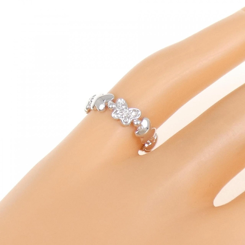 Nhẫn ngón út kim cương K18WG 0.02CT - Hàng hiệu Chính hãng 850292