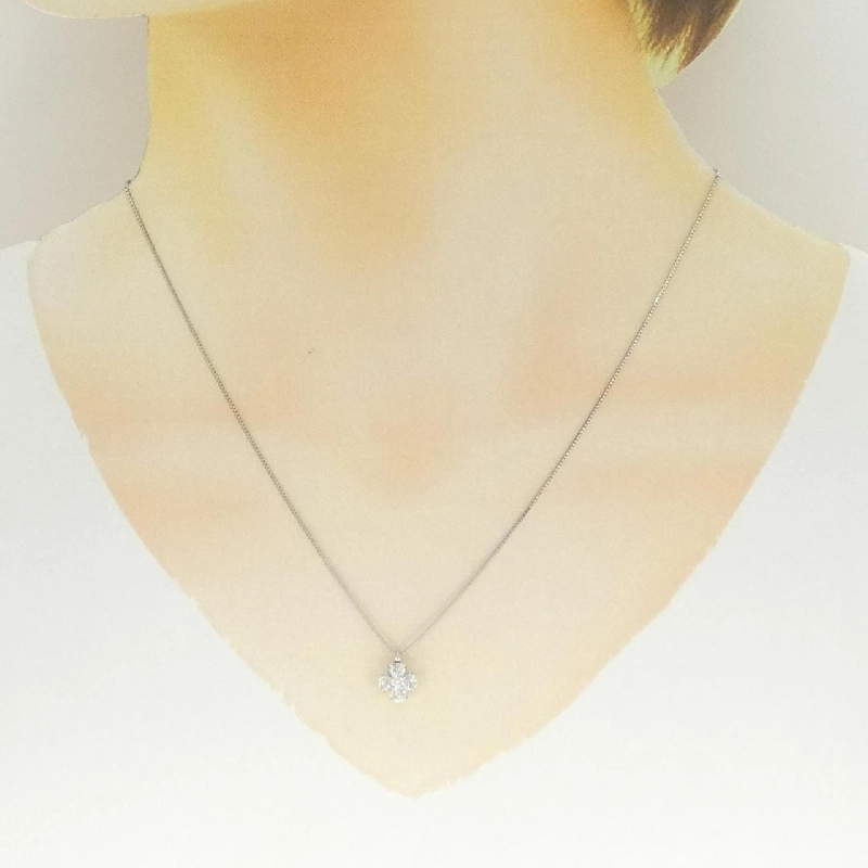 PT/PT850 Dây chuyền kim cương hoa 0.50CT - Hàng hiệu Chính hãng 857270