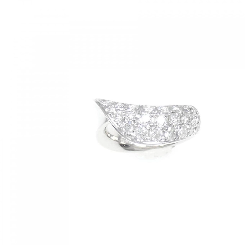Nhẫn kim cương Pavé K18WG 0.85CT 671834